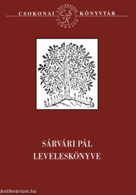 Sárvári Pál leveleskönyve