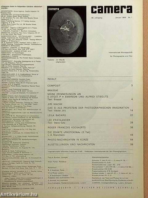 Camera Januar-Dezember 1969