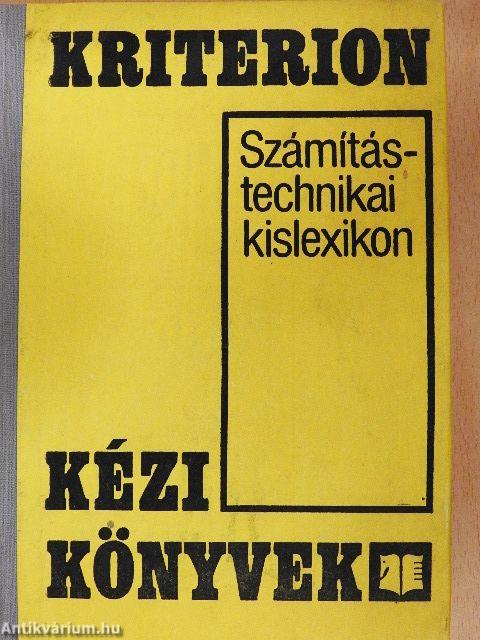 Számítástechnikai kislexikon