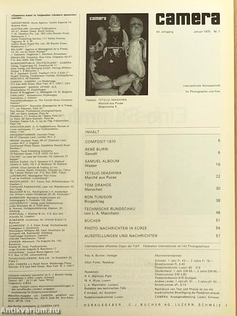 Camera Januar-Dezember 1970