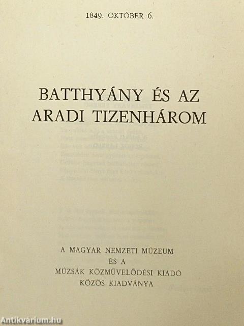 Batthyány és az aradi tizenhárom