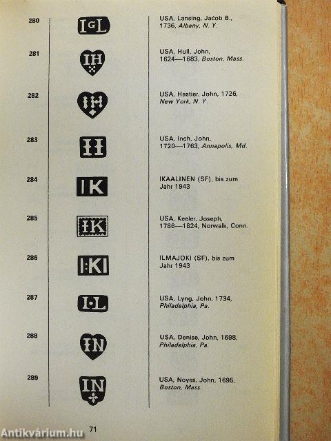 Markenzeichen auf Silber