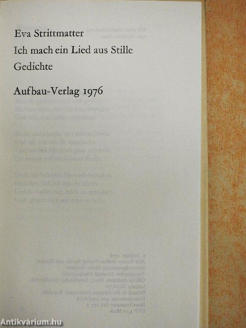 Ich mach ein Lied aus Stille