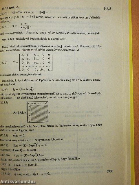 Lineáris algebra és alkalmazásai