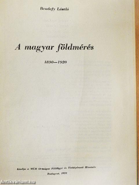 A magyar földmérés