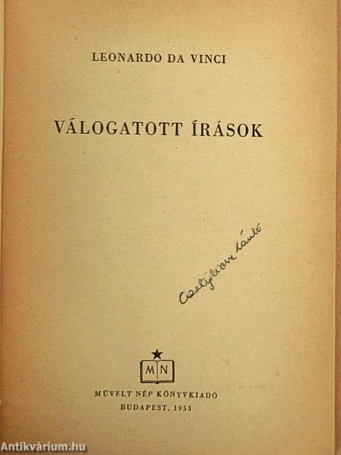 Válogatott írások