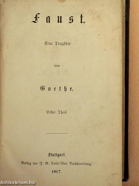 Faust I-II. (gótbetűs)