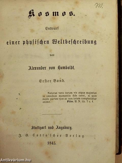 Kosmos I-II. (gótbetűs)