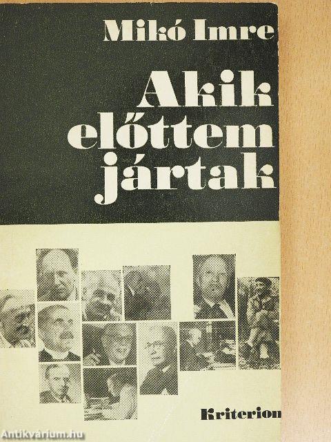 Akik előttem jártak