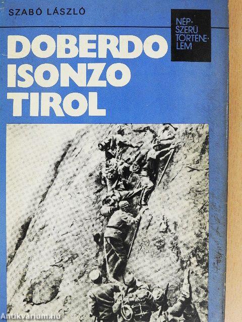 Doberdo, Isonzo, Tirol