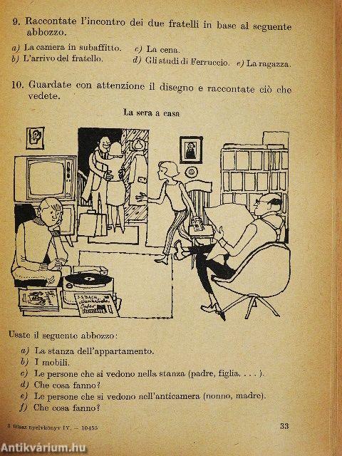 Olasz nyelvkönyv IV.