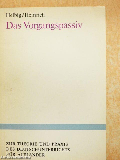 Das Vorgangspassiv