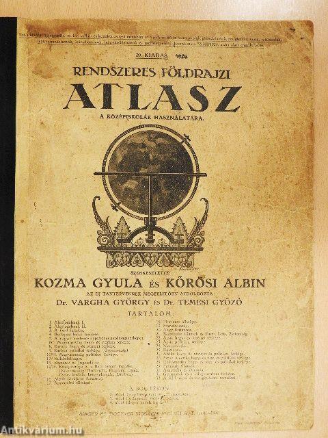 Rendszeres földrajzi atlasz