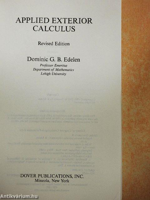 Applied Exterior Calculus