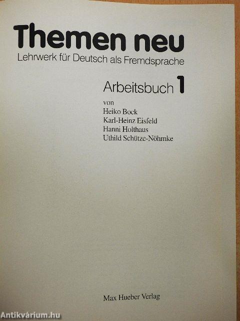 Themen neu 1 - Arbeitsbuch