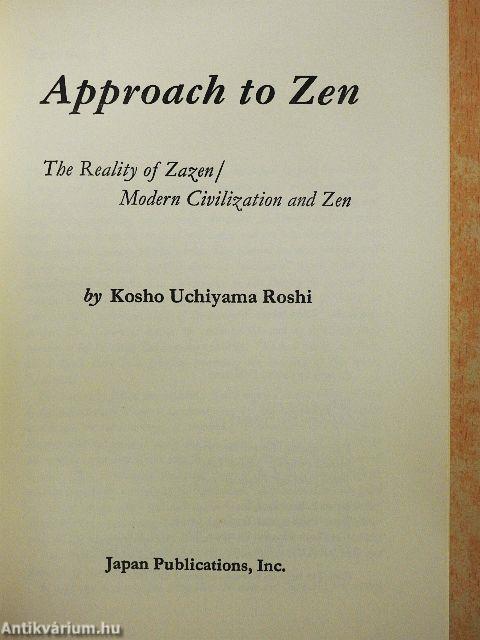 Approach to Zen