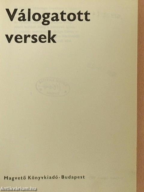 Válogatott versek