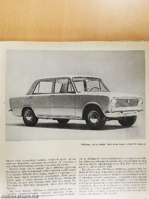 Autótípusok - 1969