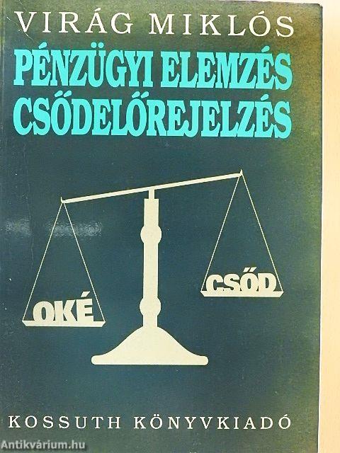 Pénzügyi elemzés - csődelőrejelzés