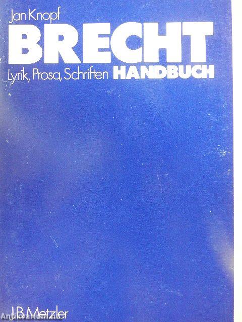Brecht-Handbook I-II