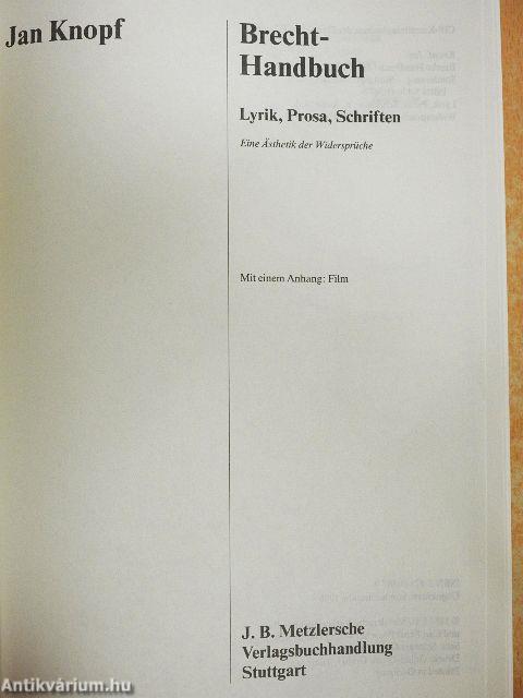 Brecht-Handbook I-II