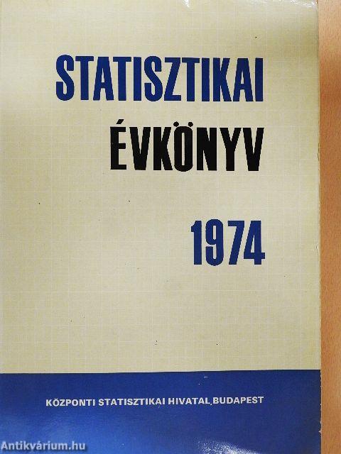Statisztikai évkönyv 1974