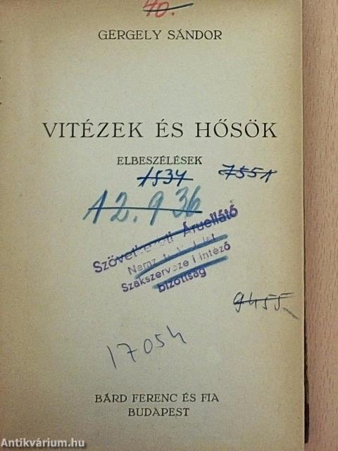 Vitézek és hősök