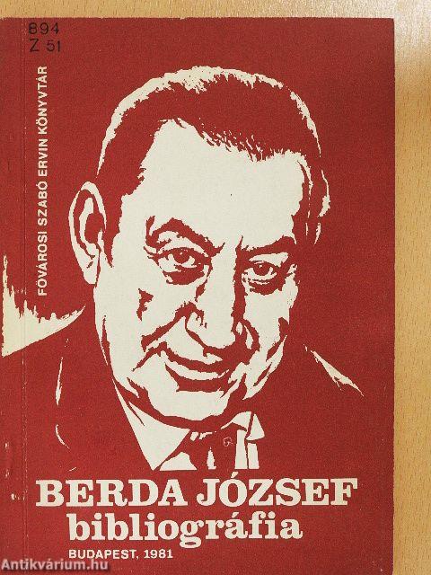 Berda József bibliográfia