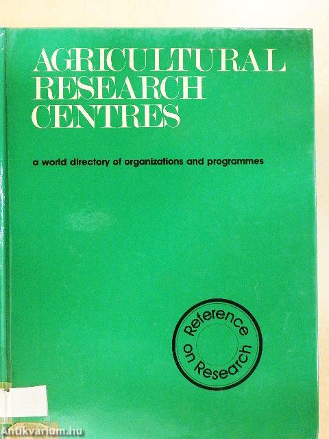 Agricultural Research Centres 1-2