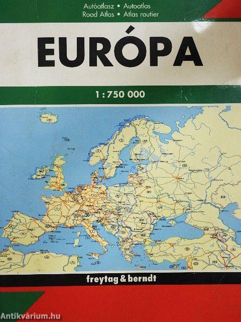 Európa autóatlasz