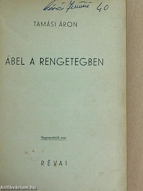 Ábel a rengetegben