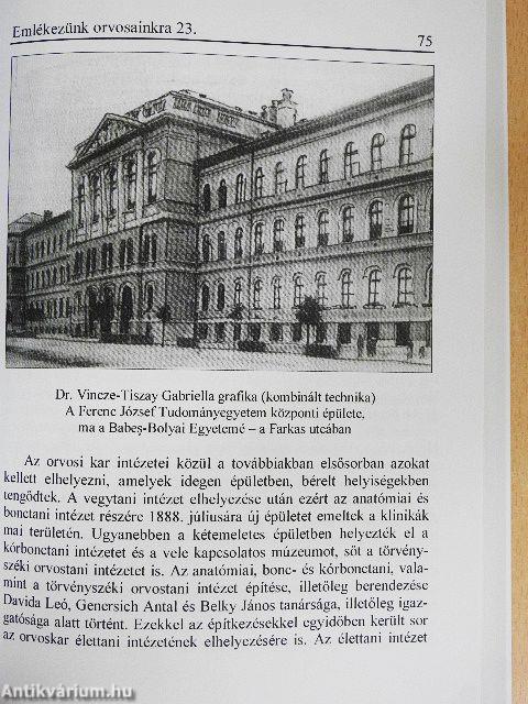 Emlékezünk orvosainkra 23.