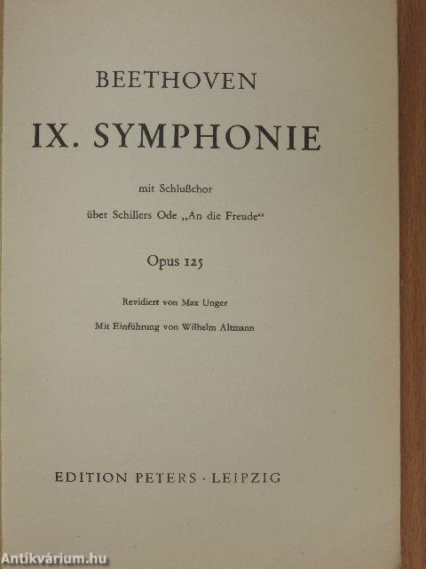 Symphonie Nr. 9 D moll