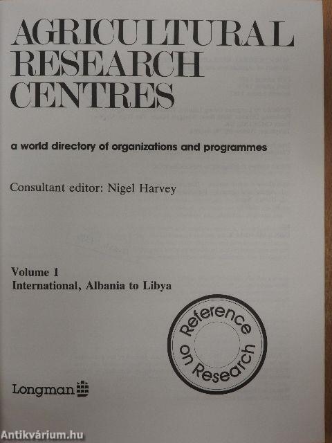 Agricultural Research Centres 1-2