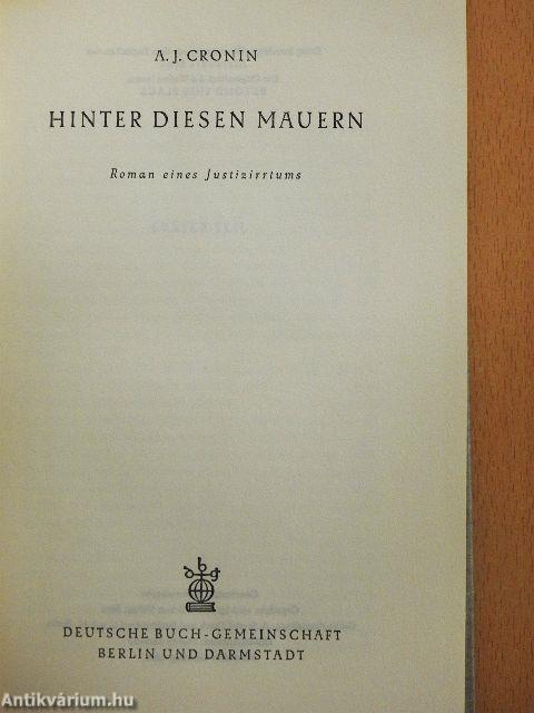 Hinter Diesen Mauern