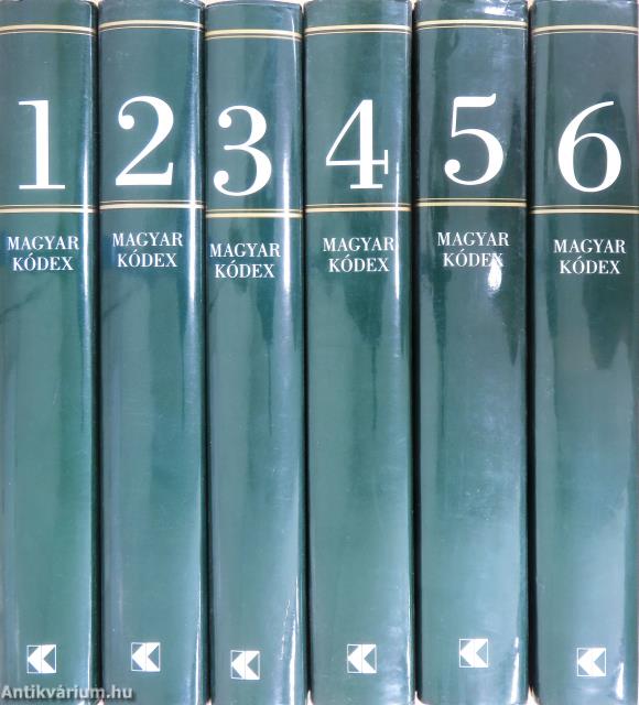 Magyar kódex 1-6.
