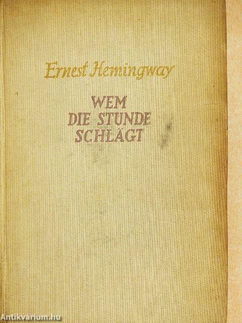 Wem die Stunde schlägt