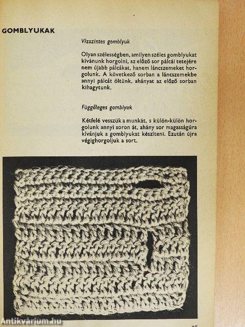 Kötés-horgolás 1975