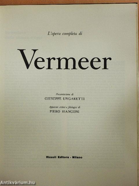 L'opera completa di Vermeer