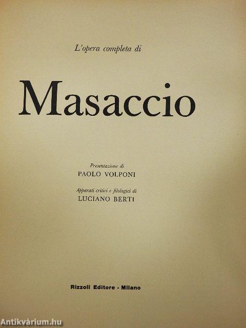 L'opera completa di Masaccio