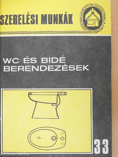 WC és bidé berendezések