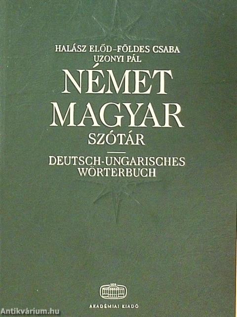 Német-magyar szótár