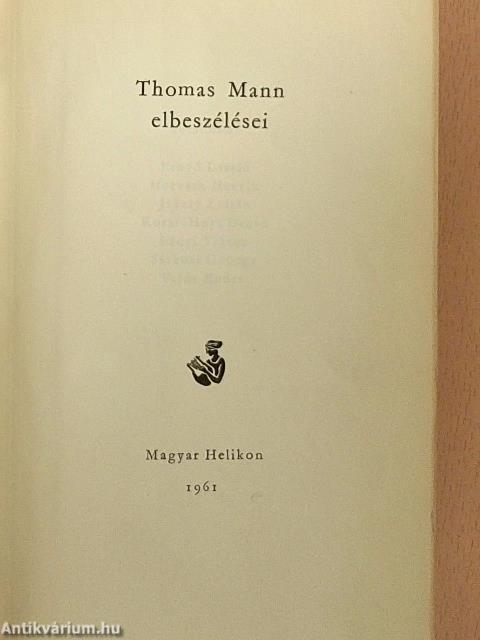 Thomas Mann elbeszélései