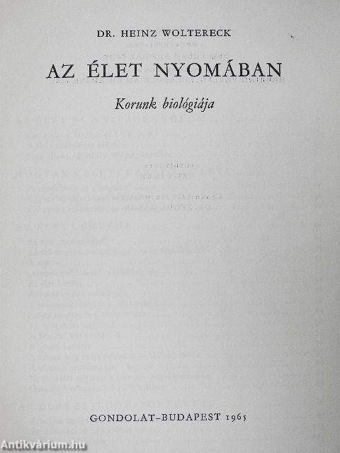 Az élet nyomában