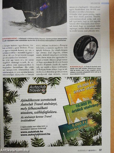 Autósélet 2015. december-2016. január