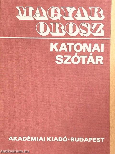 Magyar-orosz katonai szótár