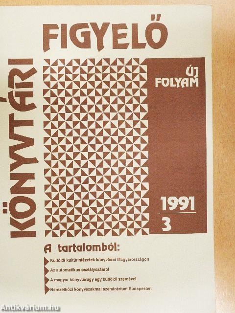 Könyvtári figyelő 1991/3.