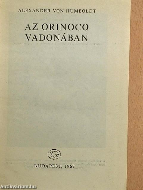 Az Orinoco vadonában