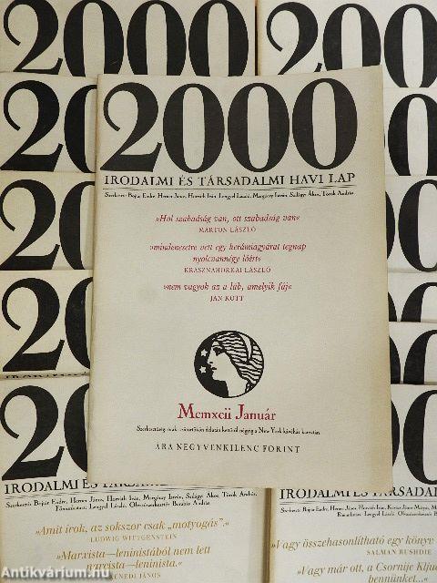 2000 1992. január-december