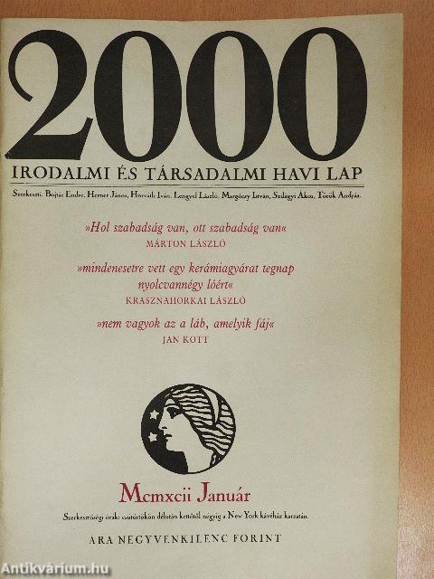 2000 1992. január-december